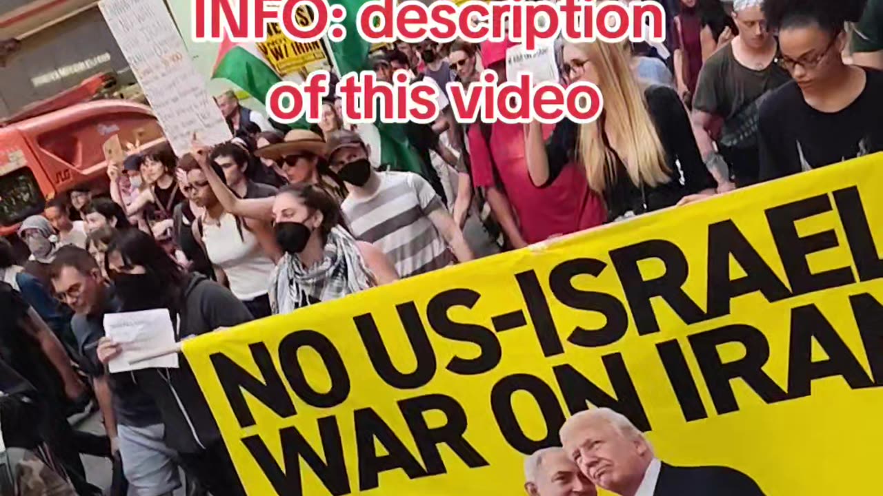 EMERGENCY PROTEST in New York City: "NO WAR ON IRAN!"