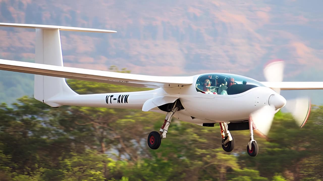 Billionaire Power-Glider Takeoff – Elite Aviation in Action #exclusiveluxury.