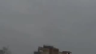 Must Watch: Lightning Strikes a Building in Seconds