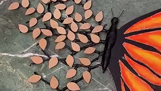 Trending: Beautiful butterfly diy using clay #shorts #youtubeshorts #viral #diy