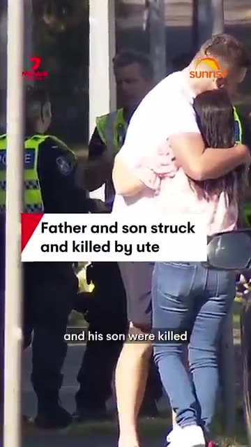 Father and son struck and killed by ute