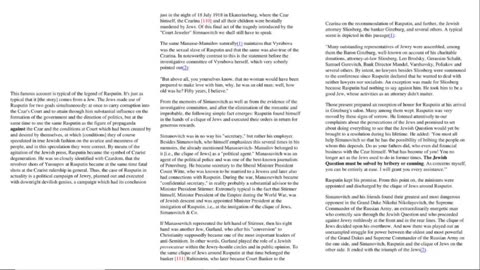 The Jew As Criminal 1937 - mentions Rasputin / Russia / Murder / Prostitution