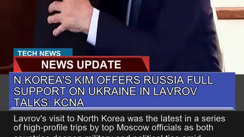 Nkoreas Kim Offers Russia Full Support on Ukrain