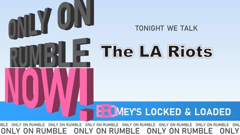 LA Riots - LIVE Tonight 7pm Central