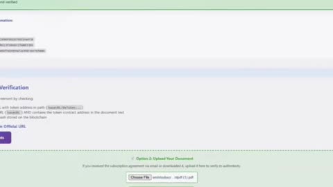 E-Mint Token Subscription Agreement Verification Explained