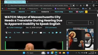 Lawrence MA Mayor Cannot Speak English