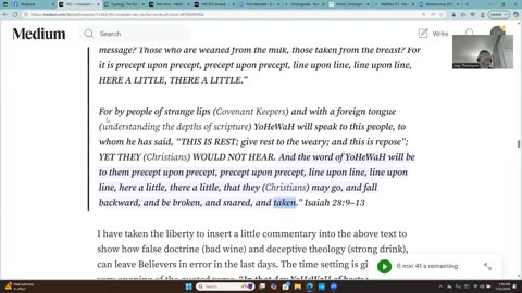 103 - Covenant Law Via Christ's Words