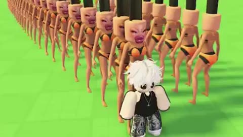 Shocking: Cute boy & cute girl waves #roblox #shorts #gaming