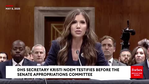 DHS Sec. Kristi Noem reviews Deportations & Border Security in Senate hearing
