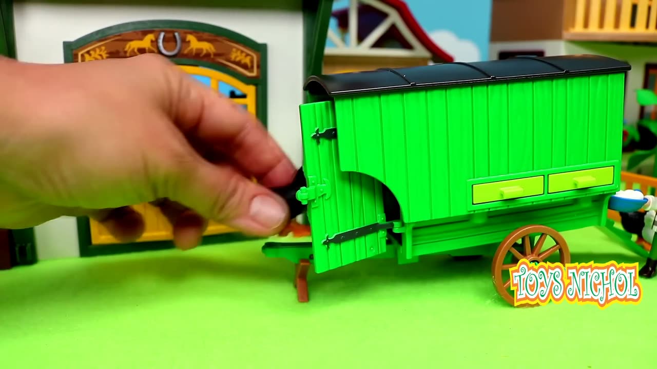 Pig Sleeping in Mud Puddle Under an Apple Tree