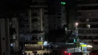 Initial report of an explosion in Dahiyya, Beirut