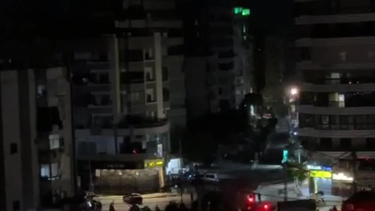 Initial report of an explosion in Dahiyya, Beirut