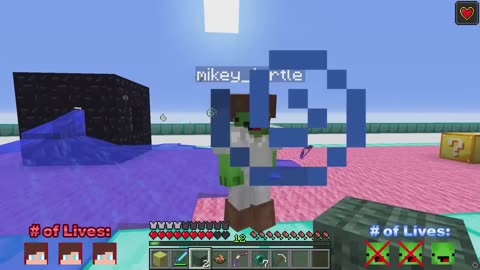 Playing A LUCKY BLOCK RACE in Minecraft