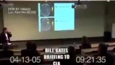 Old clip of Bill Gates briefing CIA on research into the Human Psyche & how it can be manipulated