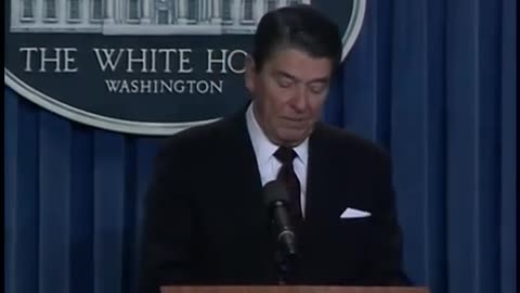 Archive ✅ President Reagan's Press Briefing