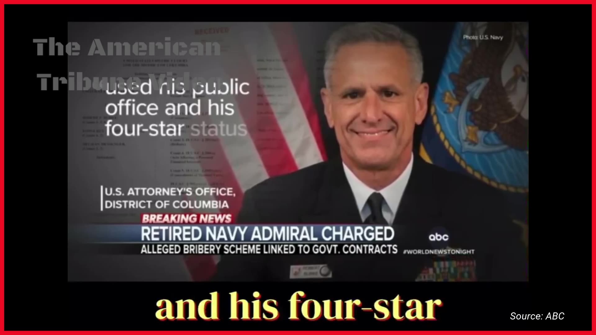Retired Four-Star Admiral Convicted in Historic Corruption Scandal by Trump DOJ