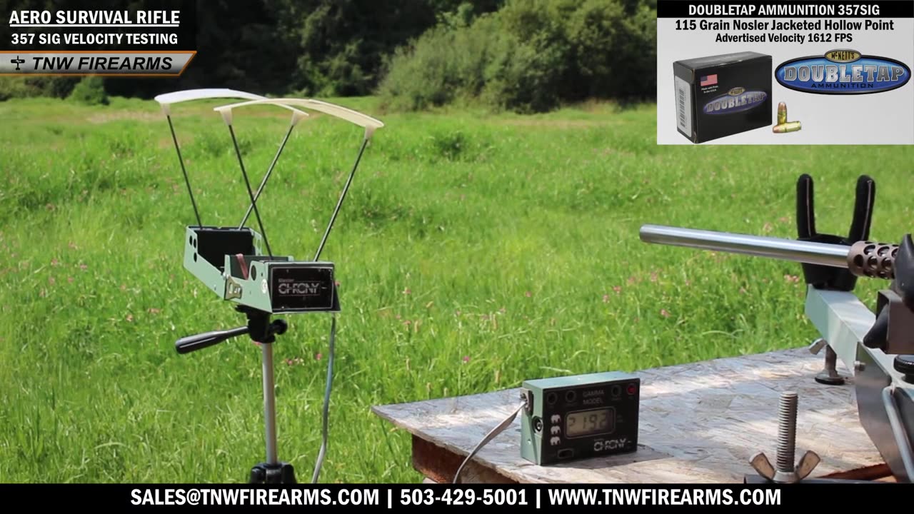 Aero Survival Rifle - 357 SIG Velocity Testing Part 2