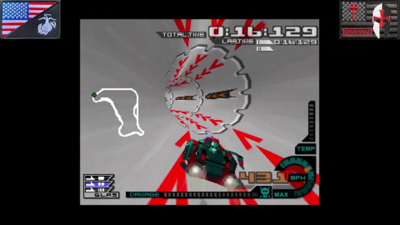 AeroGauge (N64 - 1997) [NA Version of "エアロ・ゲージ"]