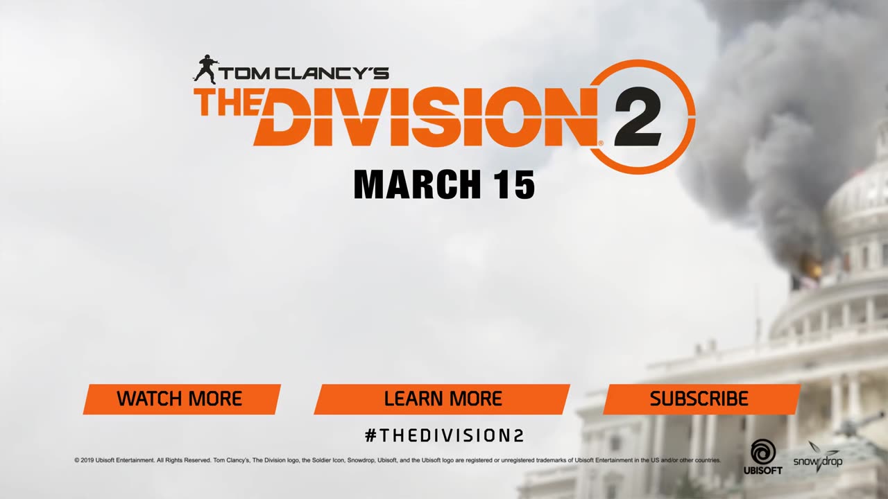 Tom Clancy’s The Division 2 Official Launch Trailer (Demo on Steam)