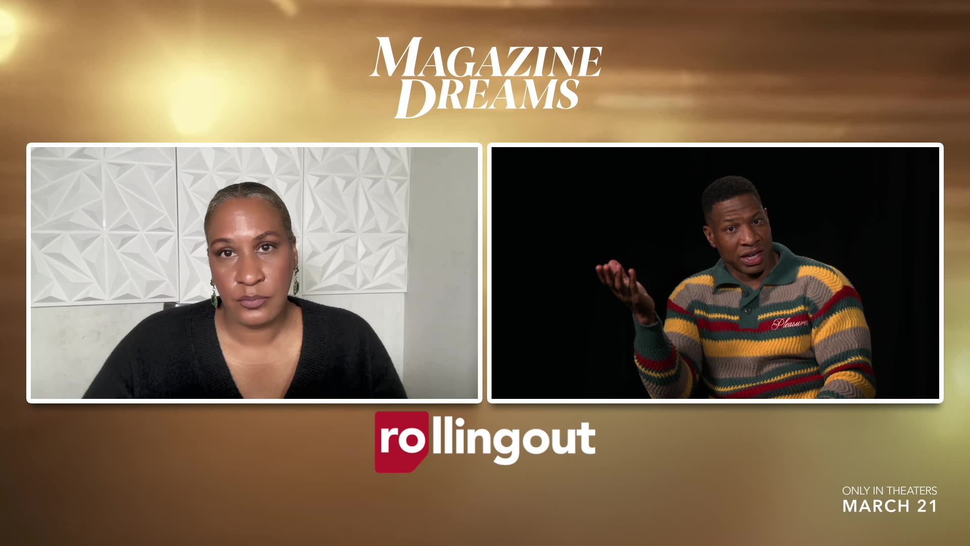 Jonathan Majors breaks down the challenges of Magazine Dreams