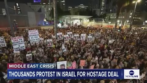 Protests erupt in Israel over end to Gaza War