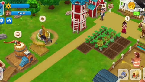 colorful farm story mobile game