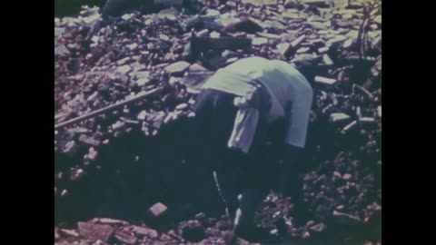 Captured Gannosu Airfield and Life in Fukuoka, Japan 1945 - Original Color Footage