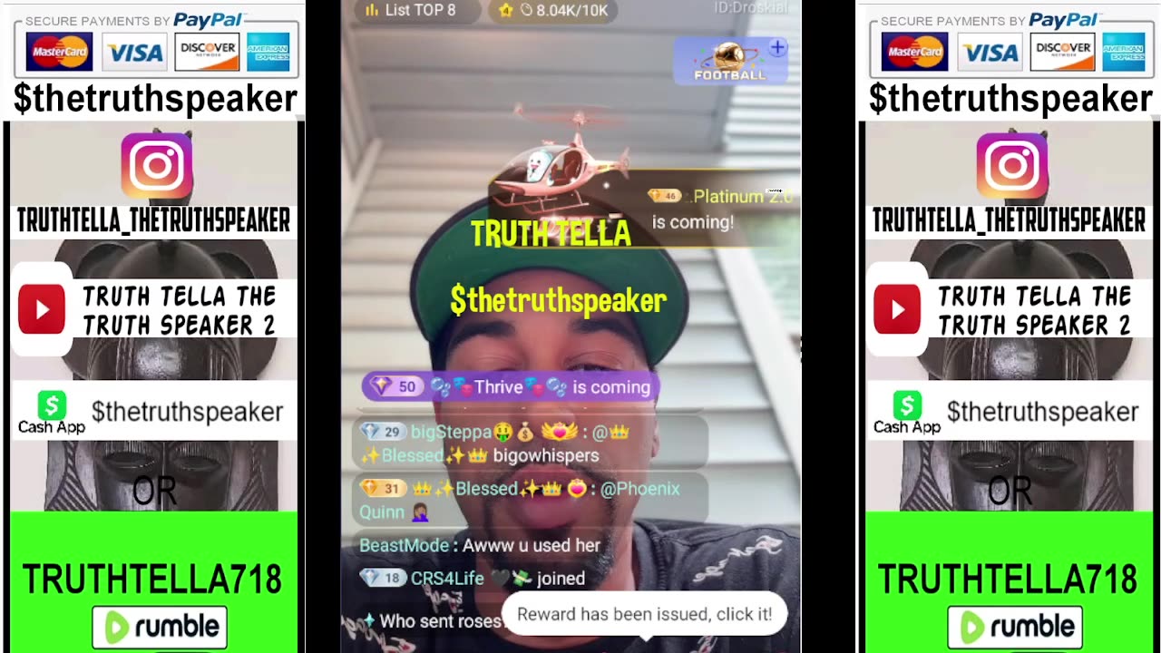 DROSKI SAYS SINCE 21 KEEP SAYING HE HITTING HER HES GONNA GET SOMEBODY TO PUT HANDS ON HER FOR REAL