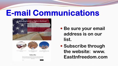 East Tennessee Freedom - Civil Asset Forfeiture (CAF) - January 6, 2026