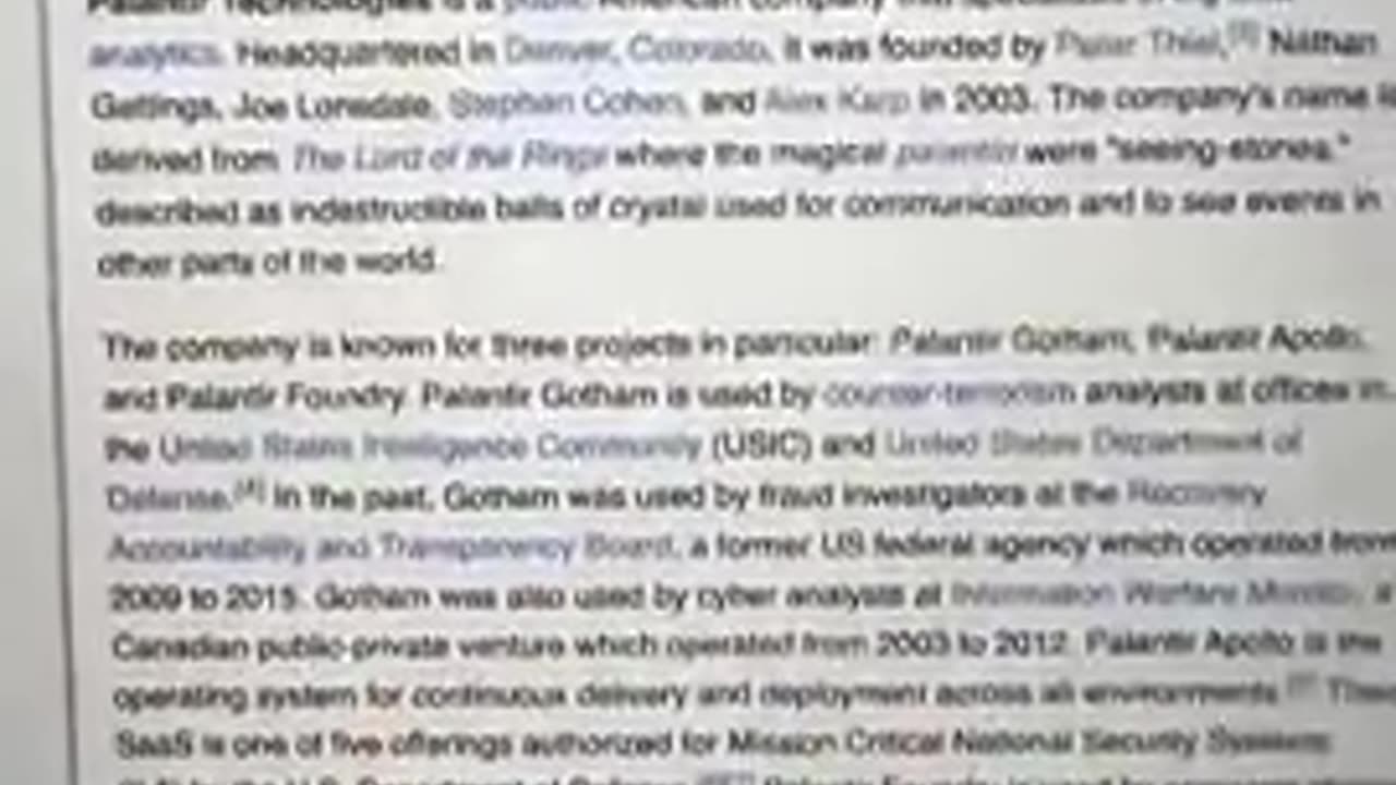 The CIA was involved