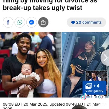 NBA star Malik Beasley responds to wife's separation filing!