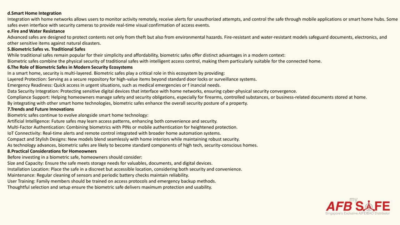 Face Value Security: How Biometric Safes are Redefining Asset Protection in the Modern Smart Home