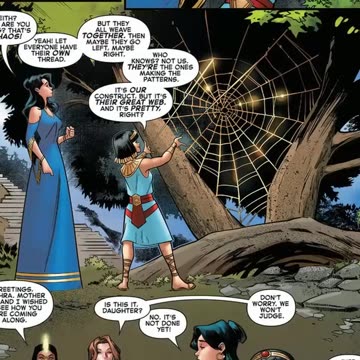 Neith Crea La Red De La Vida y El Destino - Tierra-001 Creación del Multiverso