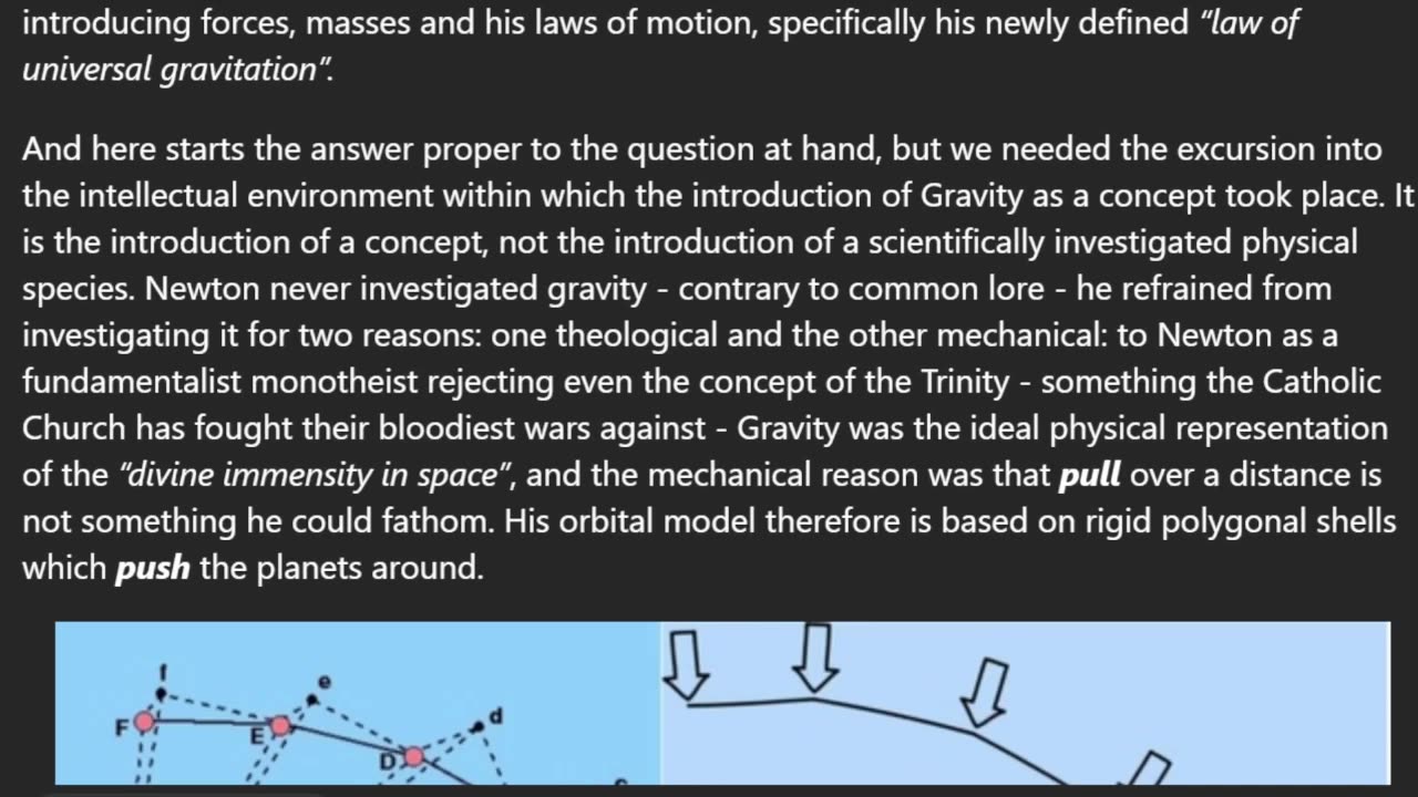 Does Gravity really exist?