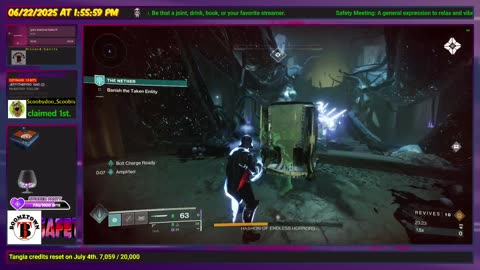 Destiny 2: 6-22-25 The Blooming Deep is the Lost Sector. Arc Surge.