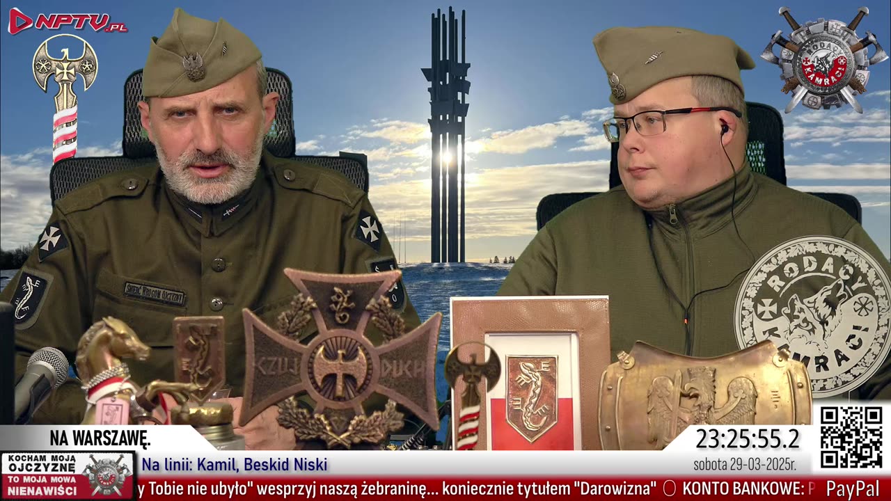 NA WARSZAWĘ. Sob. 29.3.2025r. W. Olszański, M. Osadowski Rodacy Kamraci NPTV.pl