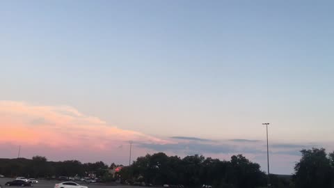 Red sunset @ 8:06, 8.9.2025