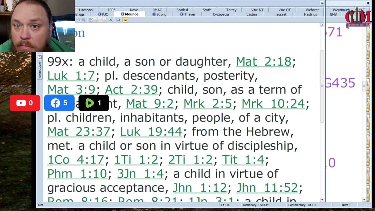 Evening Edification 08/13/2025