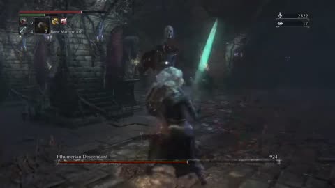 Bloodborne Pthumerian Descendant Boss Fight