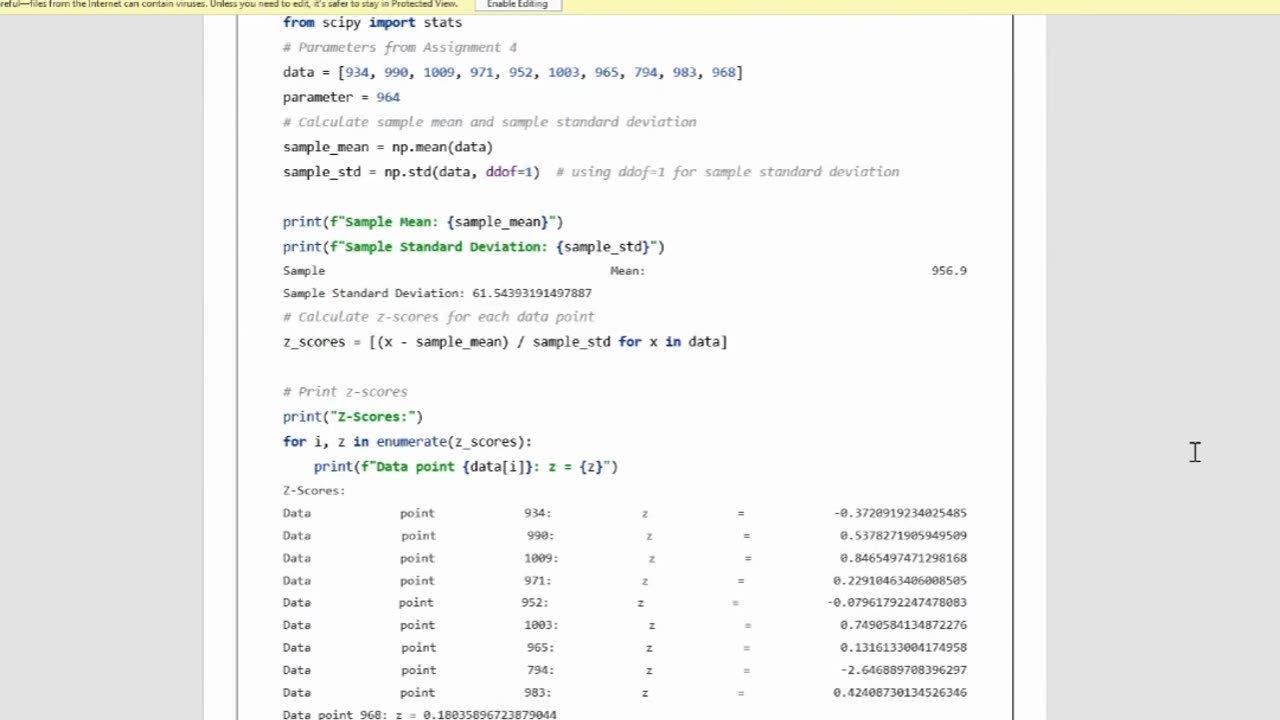 Student Work(Assessment) | DLMDSAS011 – Professional Statistical Modeling | Advanced Statistics | IU