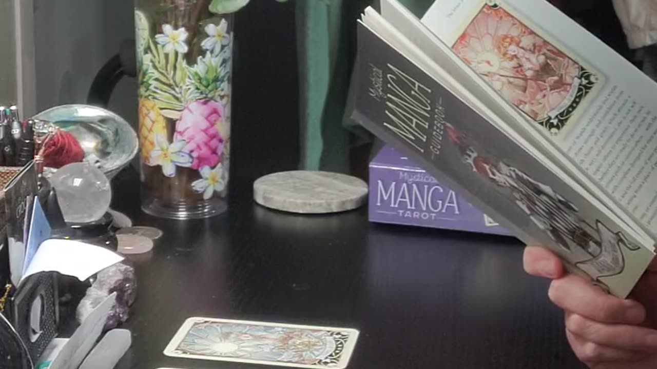 Past, present, future using Mystical Manga Tarot
