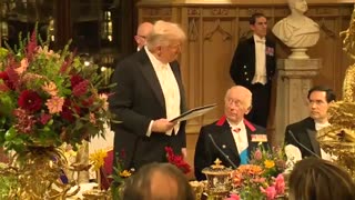 .@POTUS delivers remarks at the State Banquet at Windsor Castle This is truly one of the highest hon