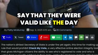 Jocelyn Benson MELTDOWN as Election Fraud Exposed