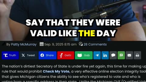 Jocelyn Benson MELTDOWN as Election Fraud Exposed