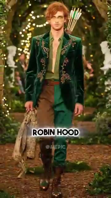 HISTORICAL ICONS AS RUNWAY MODELS