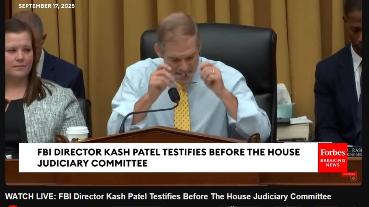 DAY 2 - FBI Director Kash Patel Testifies Before The House Judiciary Committee