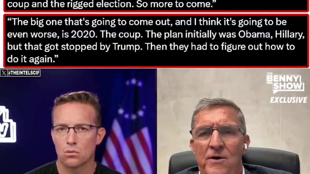 Gen Mike Flynn drops bombshell