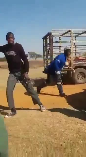 White African farmers living in total fear for their lives every day