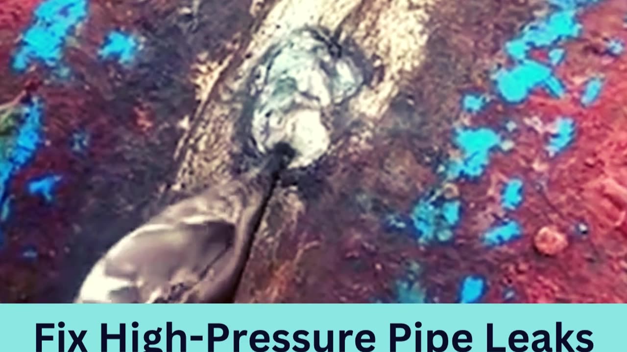 Fix High-Pressure Pipe Leaks Safely and Efficiently 😲😃