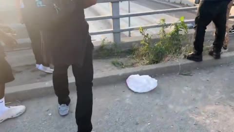 Illegal immigrants are now THROWING stones at ICE agents.. 👀